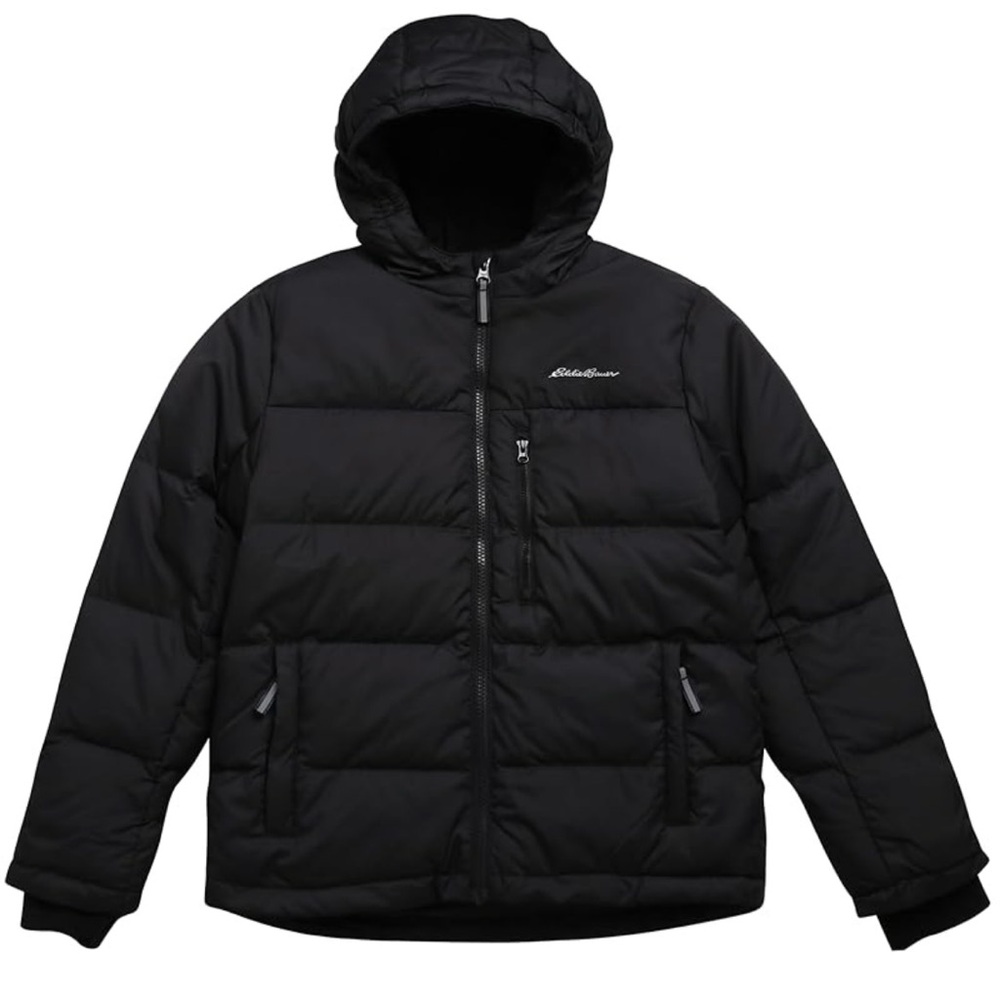 ❄️ Eddie Bauer Kids Quilted Puffer Jacket – Black – Size 7